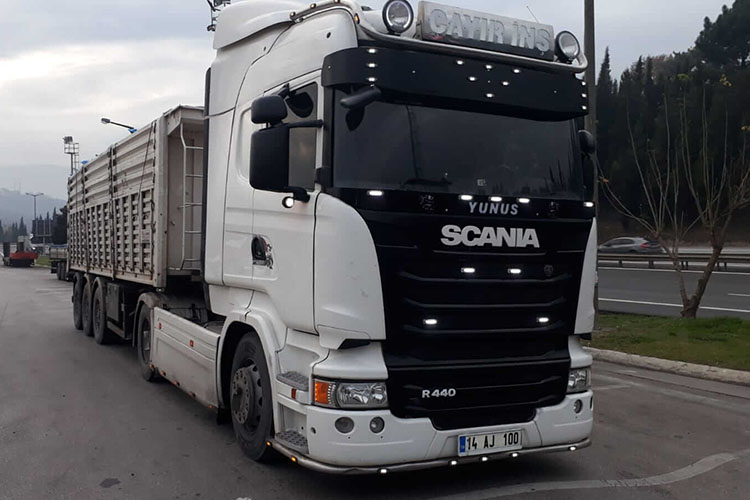 2015 SCANIA - R440/BEYAZ  (8.30 Kapaklı Dorseli)