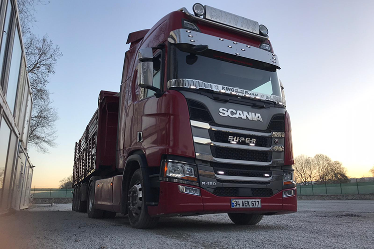 2018 SCANIA - R450/BORDO (8.30 Kapaklı Dorseli)